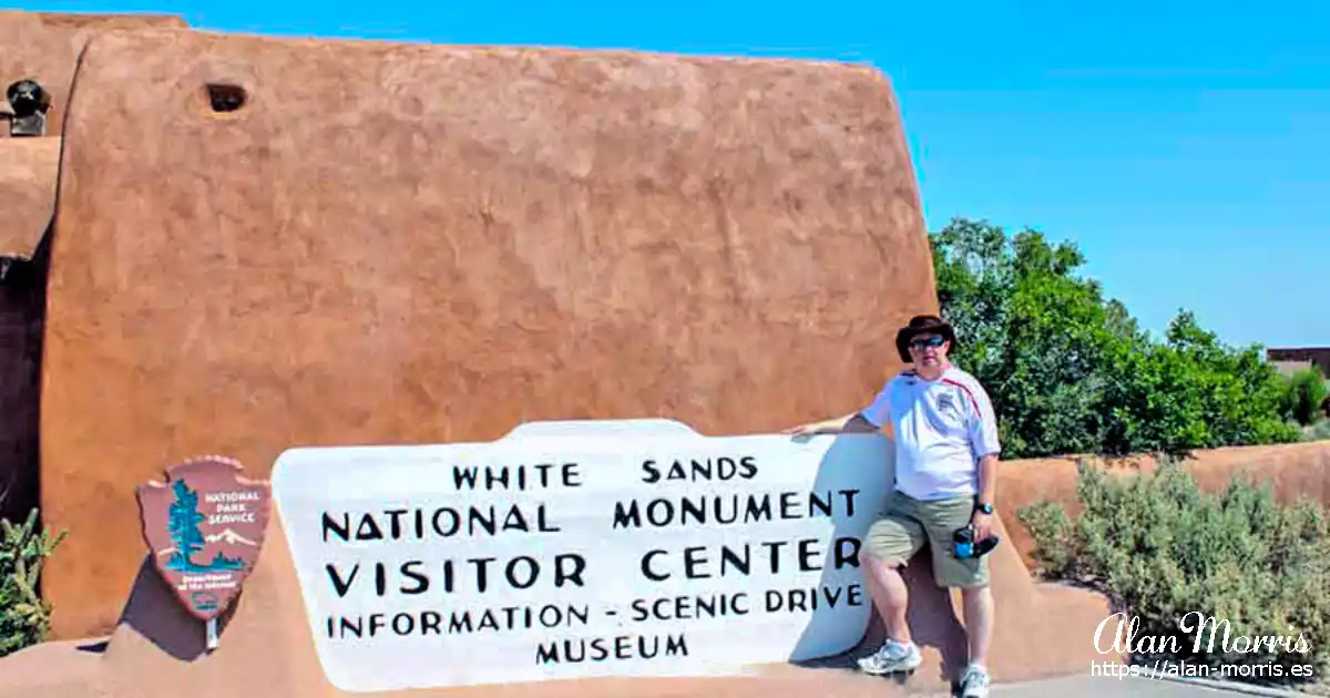 Alan Morris at the White Sands visitor centre.